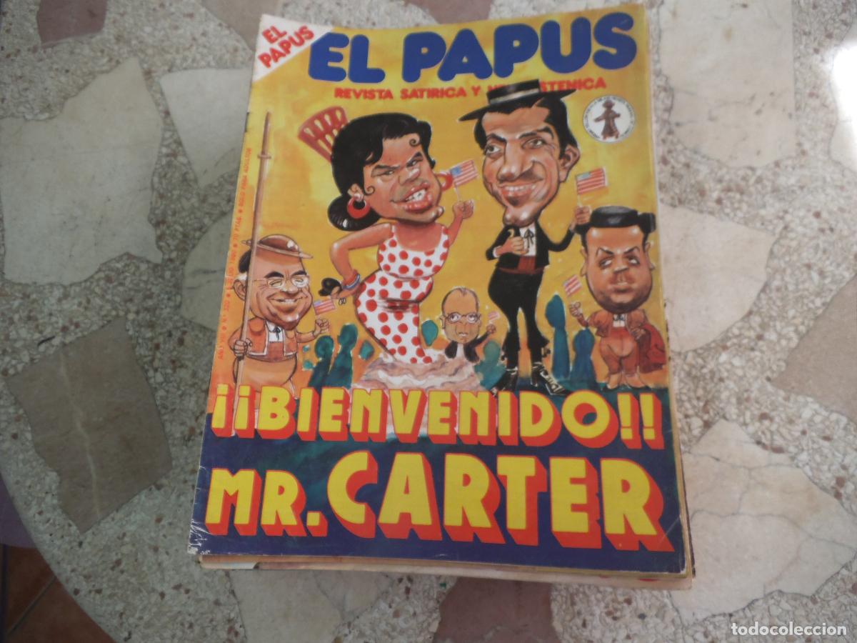 Collection Magazines and Newspapers: el papus, n&ordm; 320, 1980, revista satirica, erotica,humor, bienvenido mr ,carter