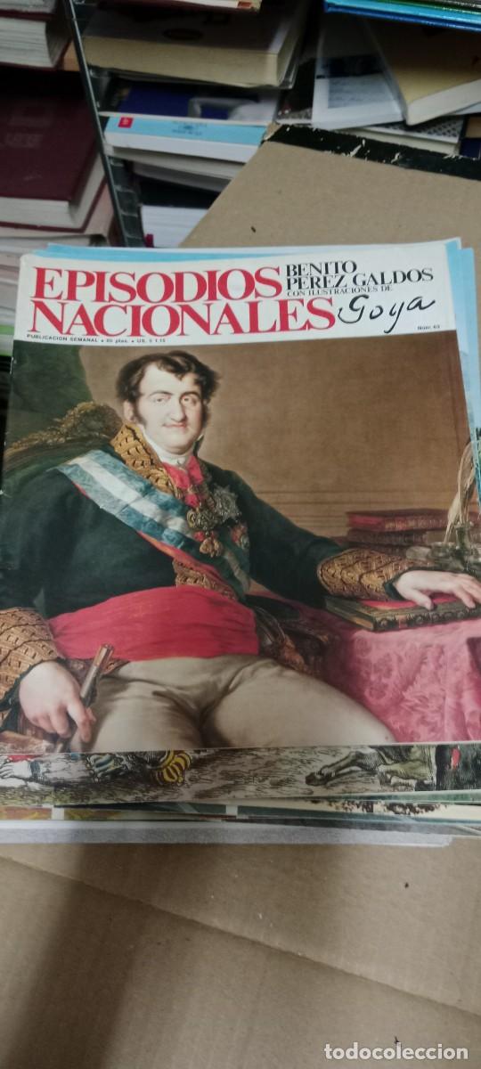 Coleccionismo de revistas y peri&oacute;dicos: LOTE DE DOS REVISTAS EPISODIOS NACIONALES BENITO PEREZ GALDOS GOYA LAS DE FOTO CU-08