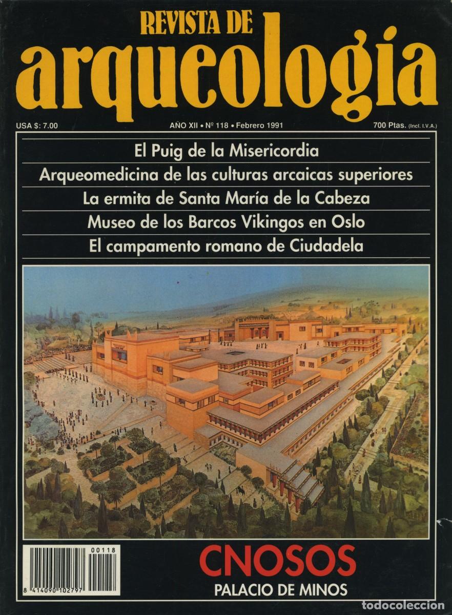 Coleccionismo de revistas y peri&oacute;dicos: REVISTA DE ARQUEOLOG&Iacute;A. A&ntilde;o XII, N&ordm; 118. Febrero 1991. Cnosos. Palacio de Minos. Pp. 66