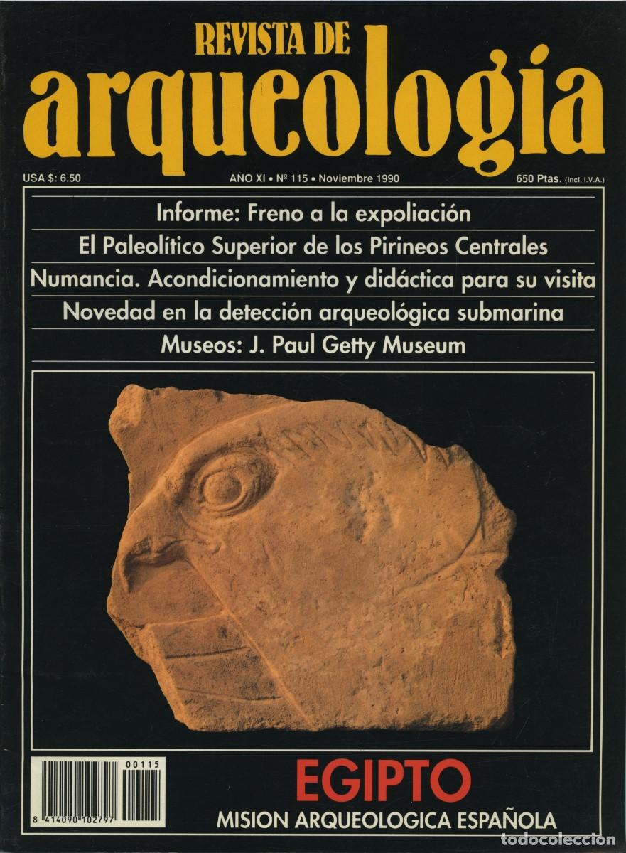 Coleccionismo de revistas y peri&oacute;dicos: REVISTA DE ARQUEOLOG&Iacute;A. A&ntilde;o XI, N&ordm; 115. Noviembre 1990. Egipto. Misi&oacute;n arqueol&oacute;gica espa&ntilde;ola. Pp. 66