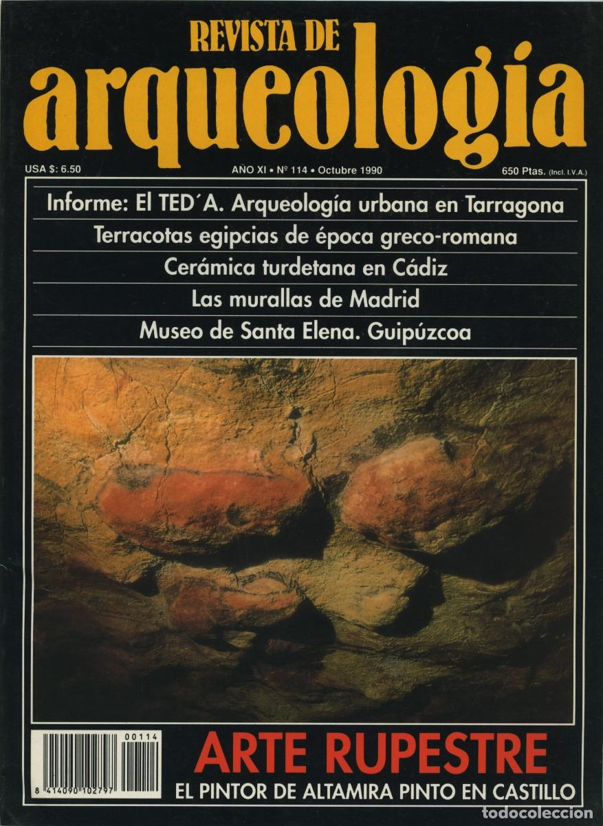 Coleccionismo de revistas y peri&oacute;dicos: REVISTA DE ARQUEOLOG&Iacute;A. A&ntilde;o XI, N&ordm; 114. Octubre 1990. Egipto. Arte rupestre. El pintor de Altamira p