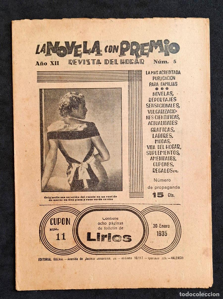 Coleccionismo de revistas y peri&oacute;dicos: La Novela con Premio - Revista del Hogar, editada el 30 de enero de 1935