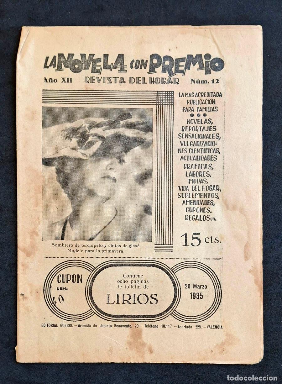 Coleccionismo de revistas y peri&oacute;dicos: La Novela con Premio - Revista del Hogar, a&ntilde;o XII numero 12 , 20 de marzo de 1935
