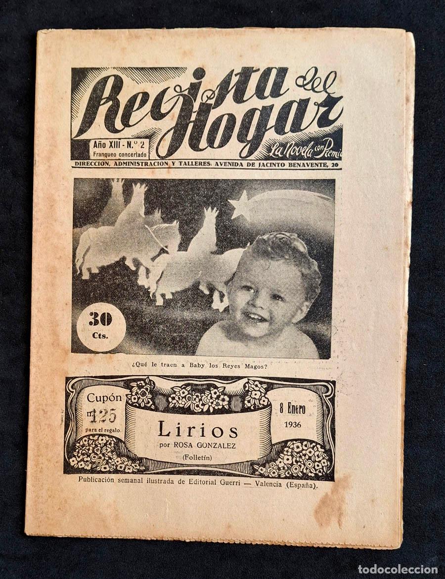 Coleccionismo de revistas y peri&oacute;dicos: La Novela con Premio - Revista del Hogar, a&ntilde;o XIII numero 2, 8 de enero de 1936