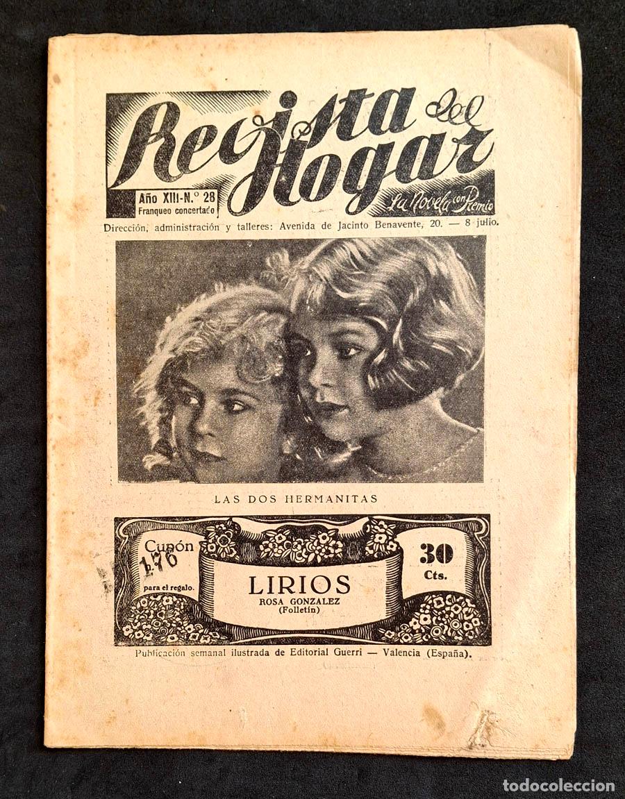 Coleccionismo de revistas y peri&oacute;dicos: La Novela con Premio - Revista del Hogar, a&ntilde;o XIII numero 25, 8 de julio de 1936