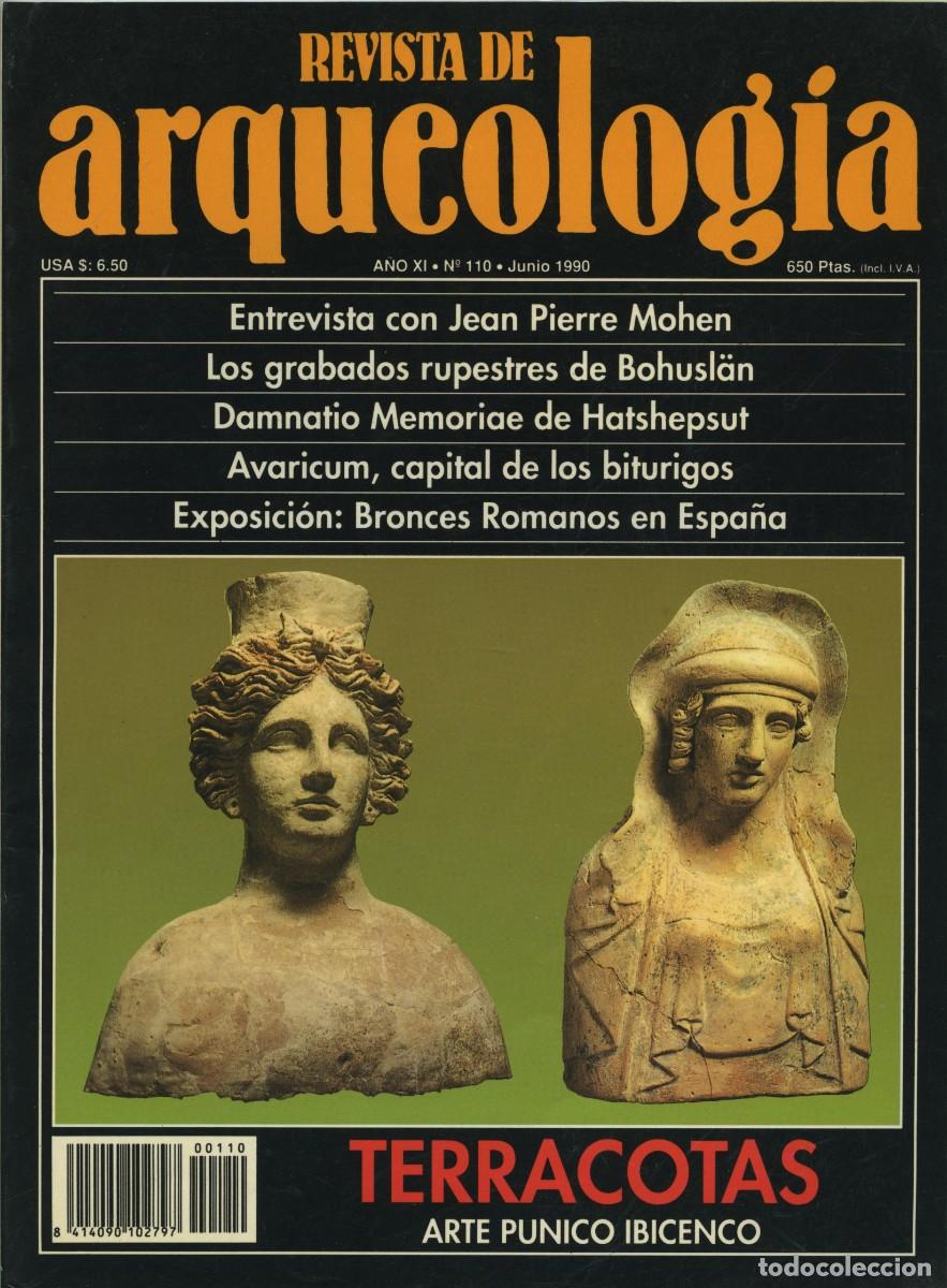 Coleccionismo de revistas y peri&oacute;dicos: REVISTA DE ARQUEOLOG&Iacute;A. A&ntilde;o XI, N&ordm; 110. Junio 1990. Terracotas. Arte p&uacute;nico ibicenco. Pp. 66