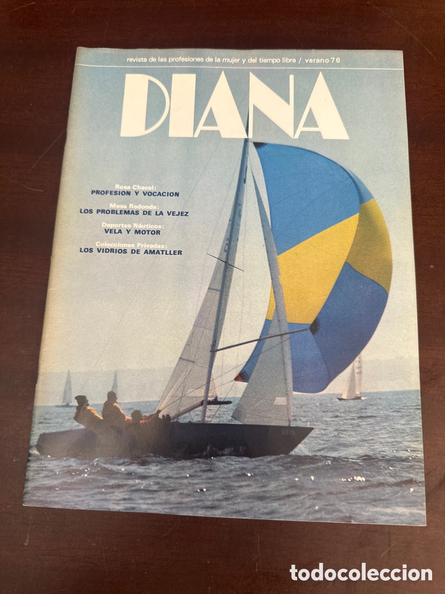 Coleccionismo de revistas y peri&oacute;dicos: ANTIGUA REVISTA DIANA VERANO 1976 - MUJER MODA FEMENINA - BANCO BILBAO