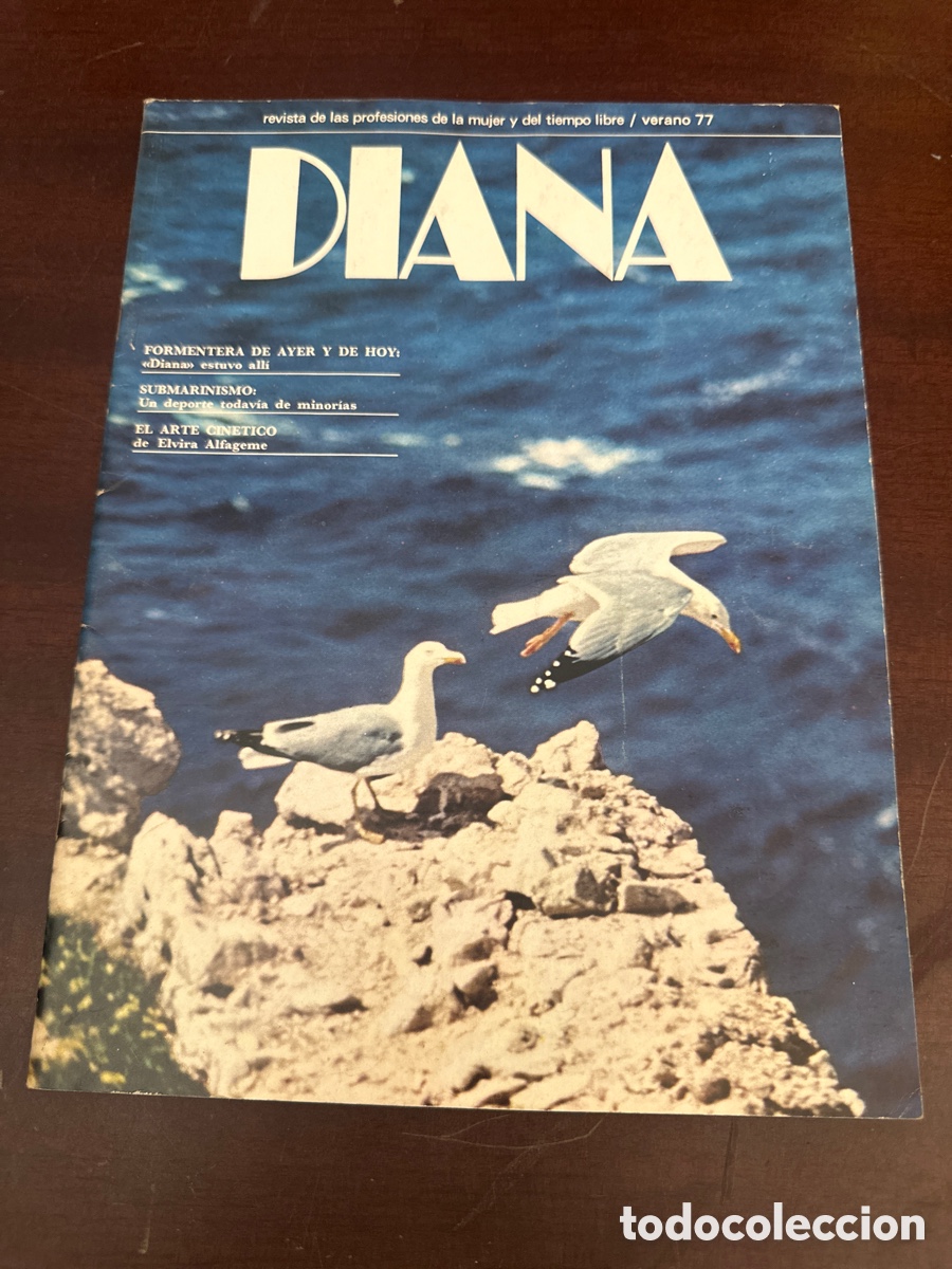 Coleccionismo de revistas y peri&oacute;dicos: ANTIGUA REVISTA DIANA VERANO 1977 - MUJER MODA FEMENINA - BANCO BILBAO
