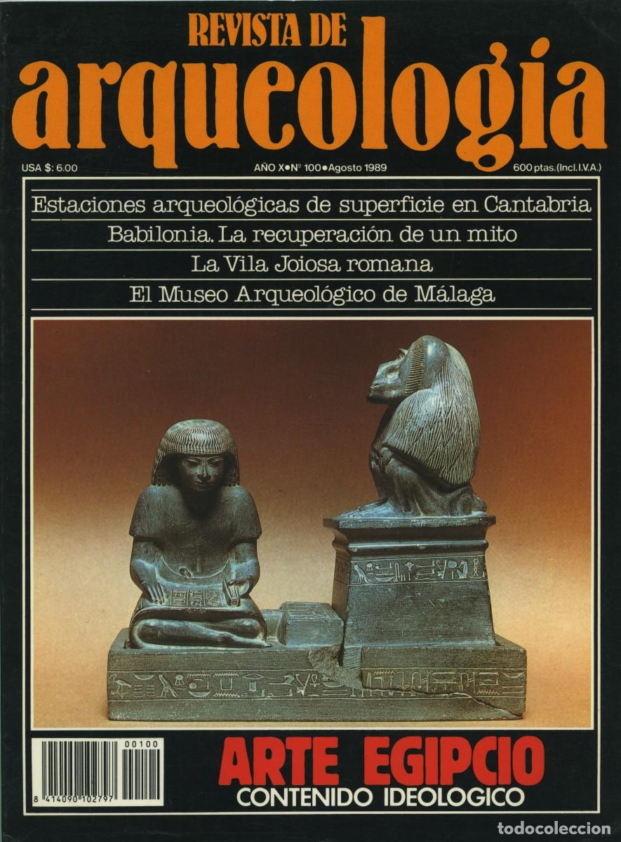 Collectionnisme de Revues et Journaux: REVISTA DE ARQUEOLOG&Iacute;A. A&ntilde;o X, N&ordm; 100. Agosto 1989. Arte egipcio. Contenido ideol&oacute;gico. Pp. 66