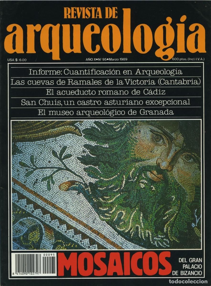 Coleccionismo de revistas y peri&oacute;dicos: REVISTA DE ARQUEOLOG&Iacute;A. A&ntilde;o X, N&ordm; 95. Marzo 1989. Mosaicos del gran palacio de bizancio. Pp. 66