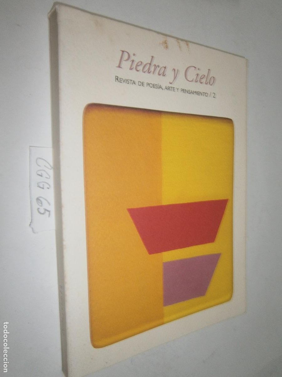 Coleccionismo de revistas y peri&oacute;dicos: ANTIGUA REVISTA DE POESIA, ARTE Y PENSAMIENTO - PIEDRA Y CIELO