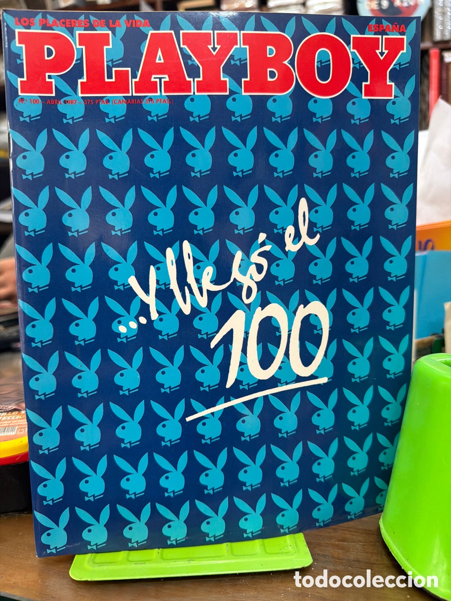 Coleccionismo de revistas y peri&oacute;dicos: Revista playboy erotica. N&uacute;mero especial.N 100 abril a&ntilde;o 1987