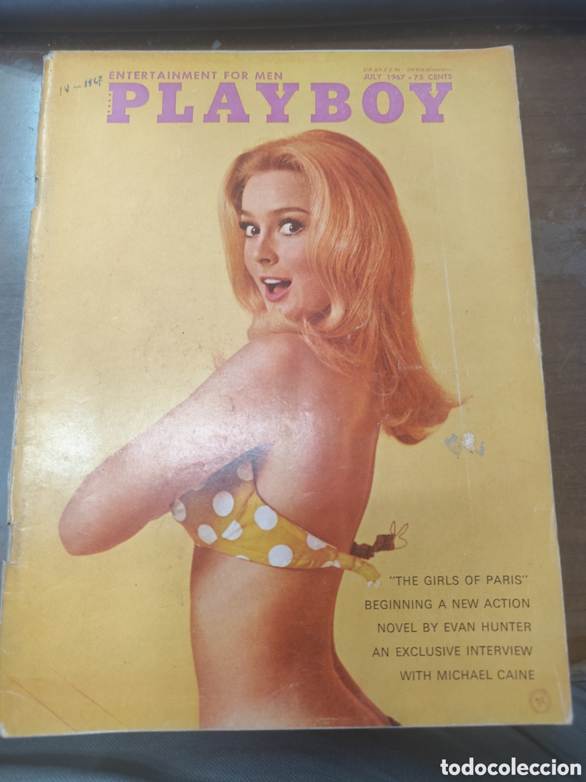 Coleccionismo de revistas y peri&oacute;dicos: Playboy USA July 1967. Incluye p&oacute;ster central