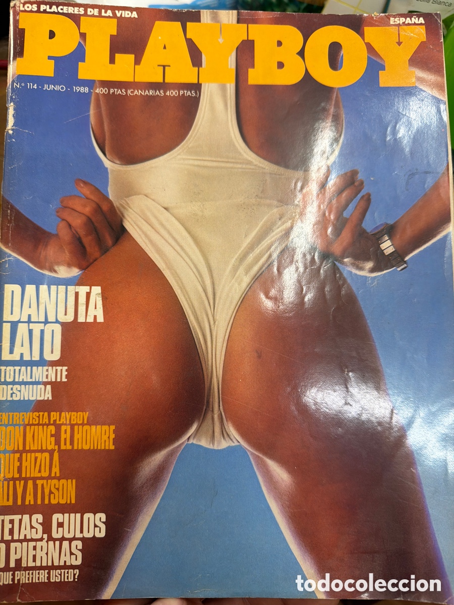 Coleccionismo de revistas y peri&oacute;dicos: Revista playboy edici&oacute;n espa&ntilde;ola. Lote de 4 revistas . A&ntilde;o 1988.junio agosto abril diciembre