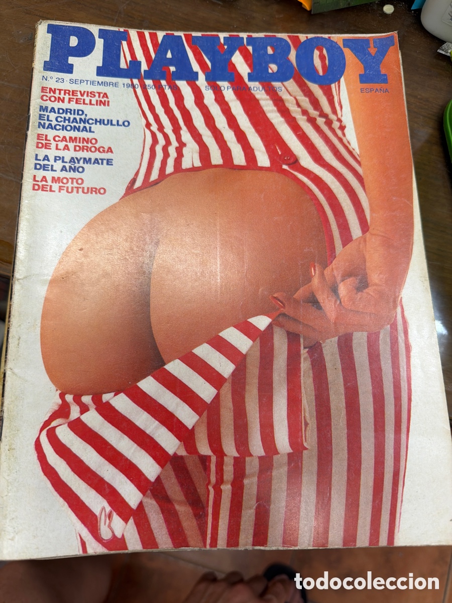 Coleccionismo de revistas y peri&oacute;dicos: Lote de 5 revistas playboy edici&oacute;n espa&ntilde;ola. A&ntilde;o 1980 enero junio mayo febrero septiembre