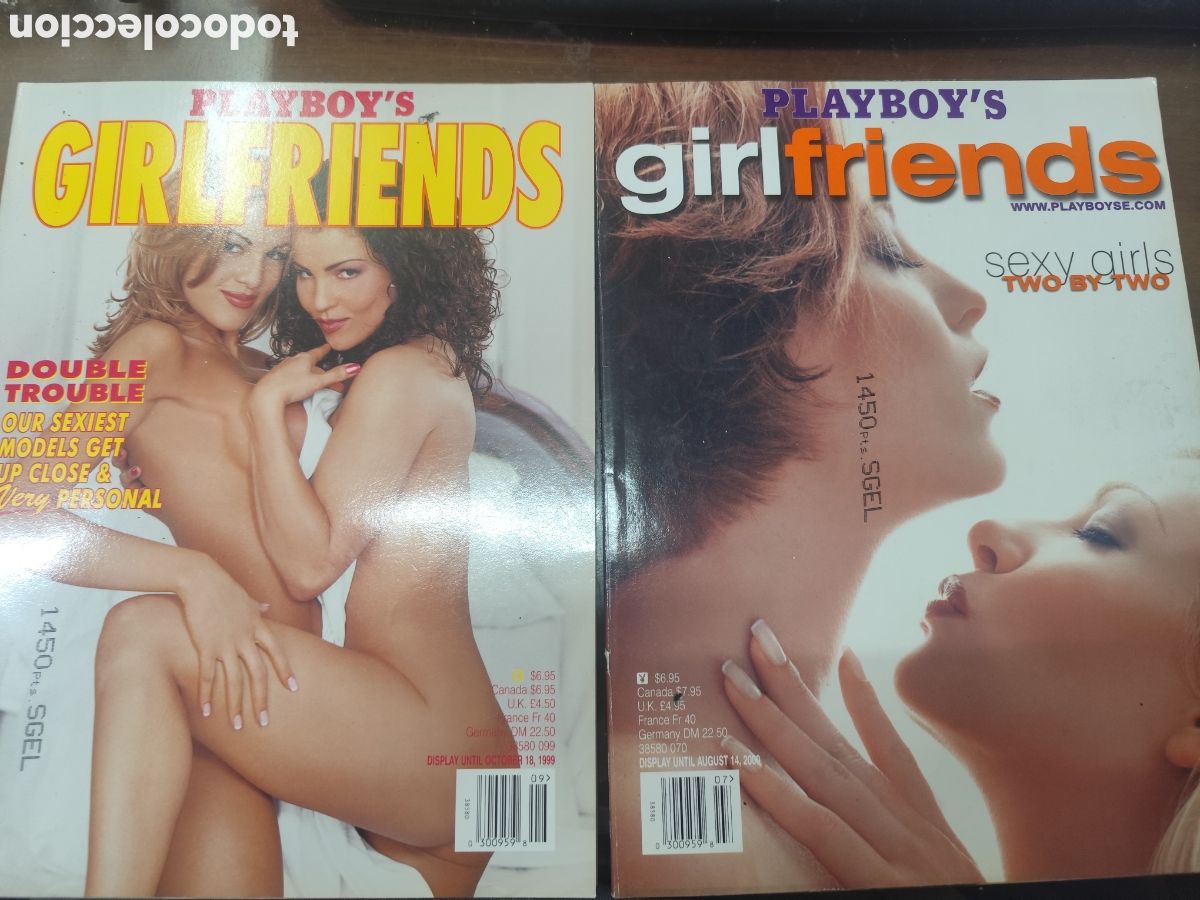 Coleccionismo de revistas y peri&oacute;dicos: Lote 2 ejemplares Revista er&oacute;tica Playboys girl