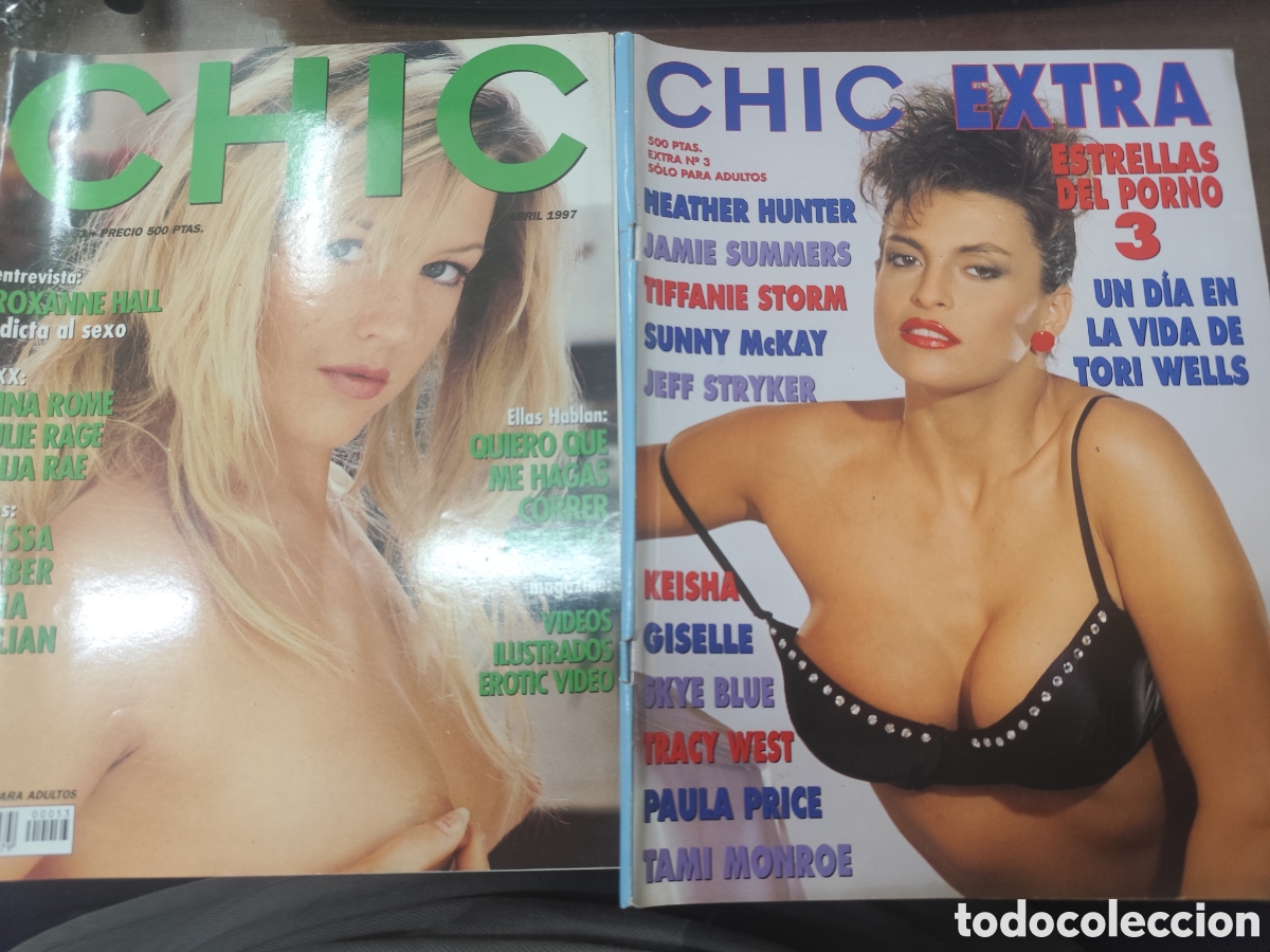 Coleccionismo de revistas y peri&oacute;dicos: Lote 2 revistas Eroticas chic n.53 y chic extra n.3