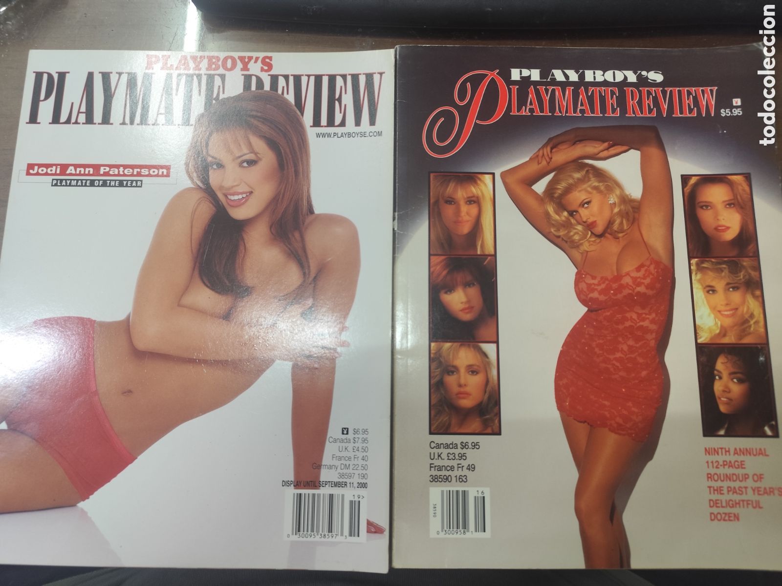 Coleccionismo de revistas y peri&oacute;dicos: Lote 2 ejemplares revista er&oacute;tica n&uacute;mero especial Playboy playmate reviem