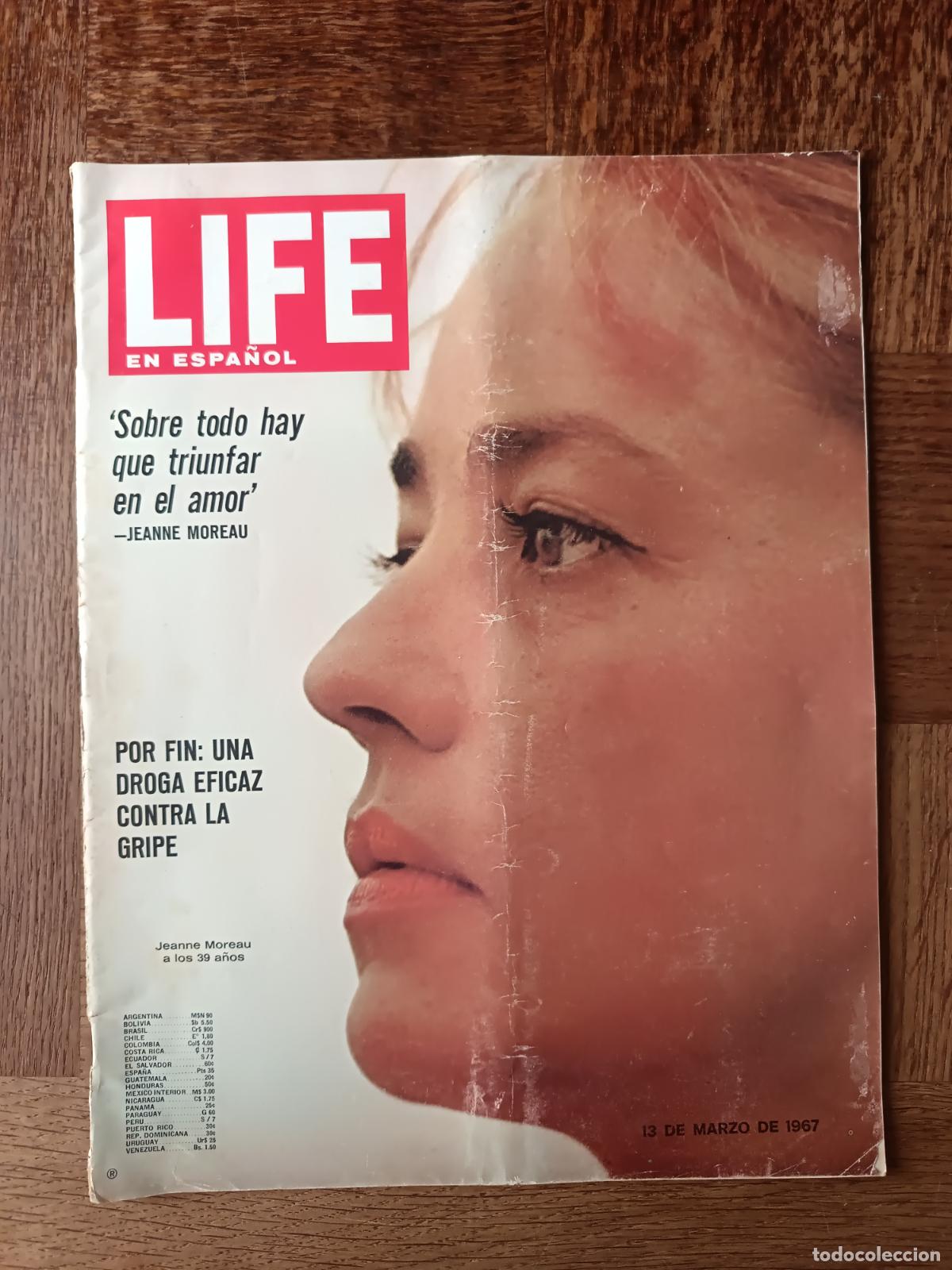 Coleccionismo de revistas y peri&oacute;dicos: LIFE Marzo de 1967. Jeanne Moreau, Arte America latina, Nicaragua, China, Politica USA, Publicidad d