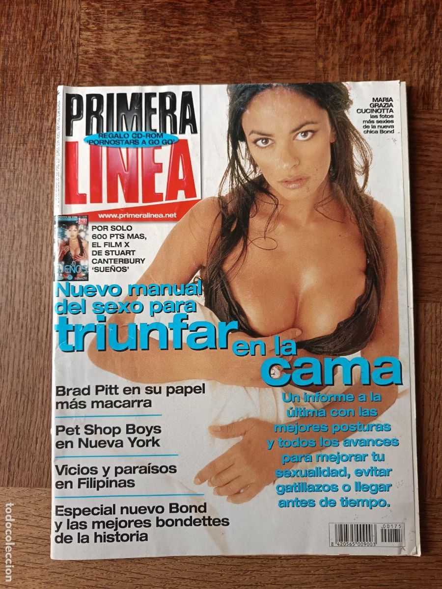 Coleccionismo de revistas y peri&oacute;dicos: PRIMERA LINEA 175 de 1999 MARIA GRAZIA CUCINOTTA JAMES BOND, PET SHOP BOYS, BRAD PITT, DAVID BOWIE..