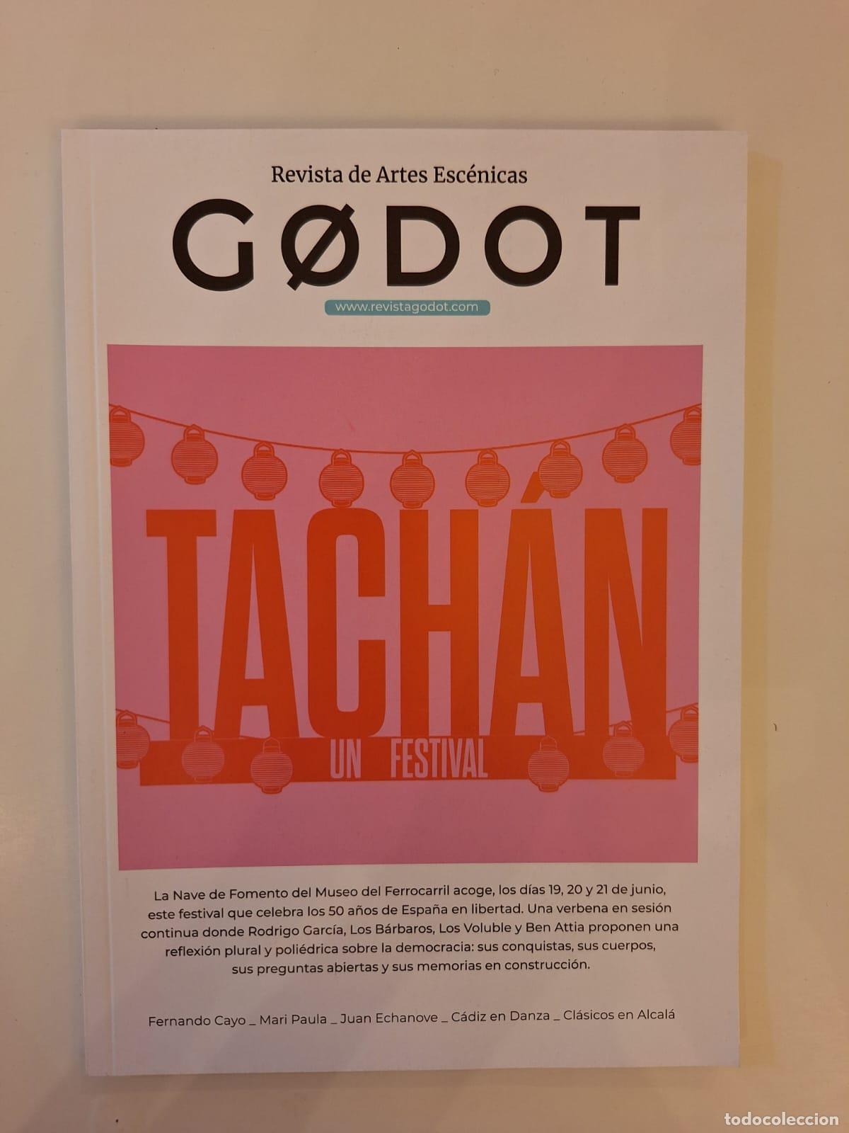 Coleccionismo de revistas y peri&oacute;dicos: Godot / Godoff Revista artes esc&eacute;nicas 170 Junio 2026 Tach&aacute;n Un festival - XIX Miradas al cuerpo