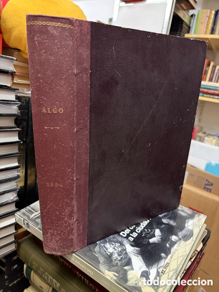 Coleccionismo de revistas y peri&oacute;dicos: Revista Algo. A&ntilde;o 1964. Encuadernada en tomo