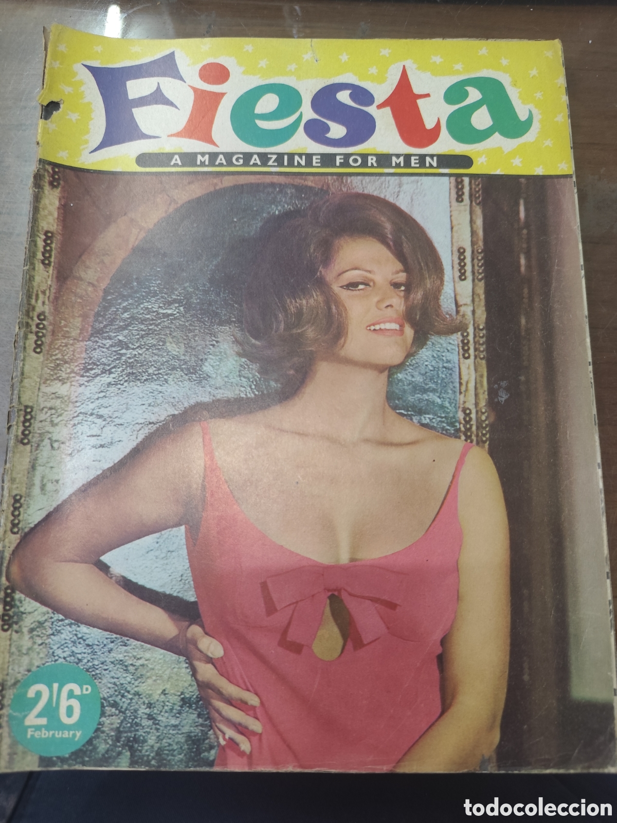Coleccionismo de revistas y peri&oacute;dicos: Revista Erotica inglesa Fiesta. A magazine for men. A&ntilde;os 60