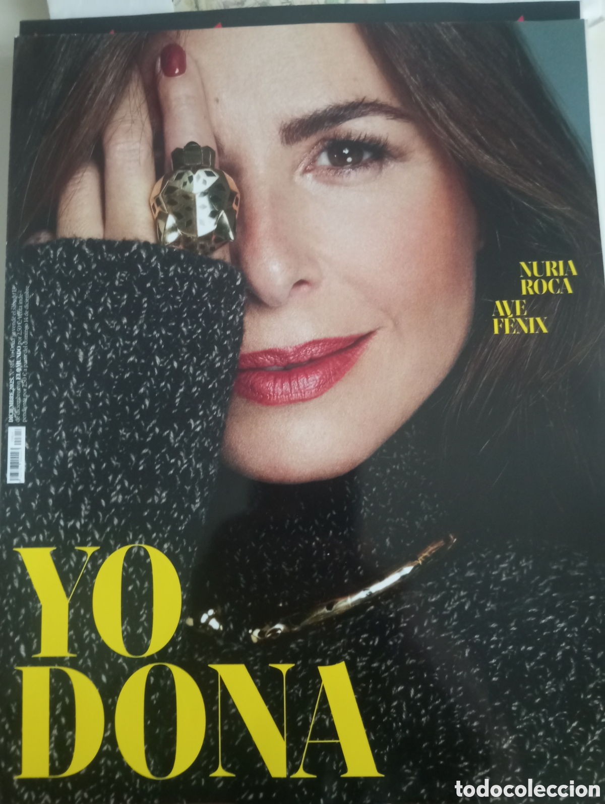 Coleccionismo de revistas y peri&oacute;dicos: REVISTA YO DONA, NURIA ROCA
