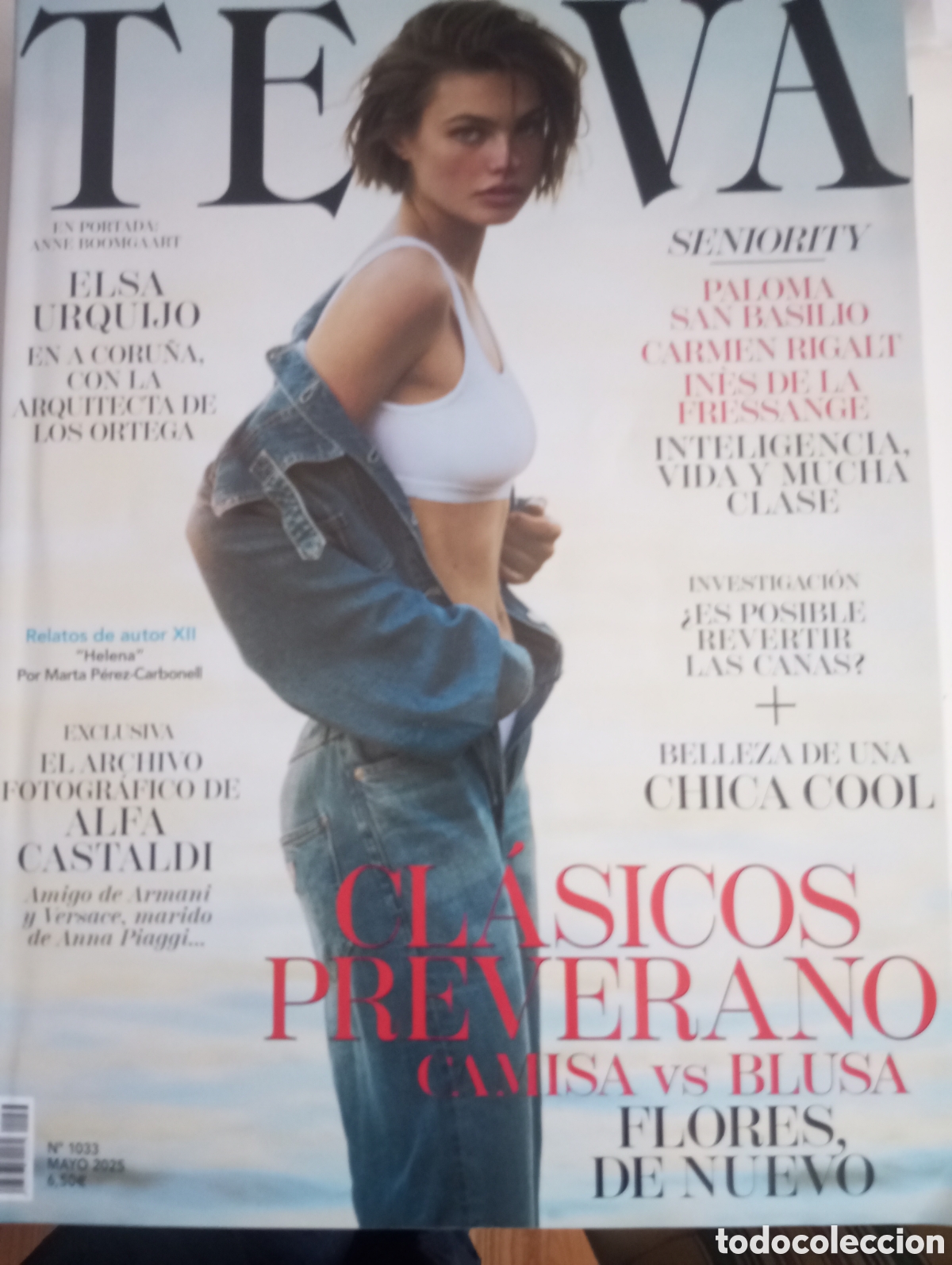 Coleccionismo de revistas y peri&oacute;dicos: REVISTA TELVA, N 1033, MAYO 2025, ANNE BOOMGAART
