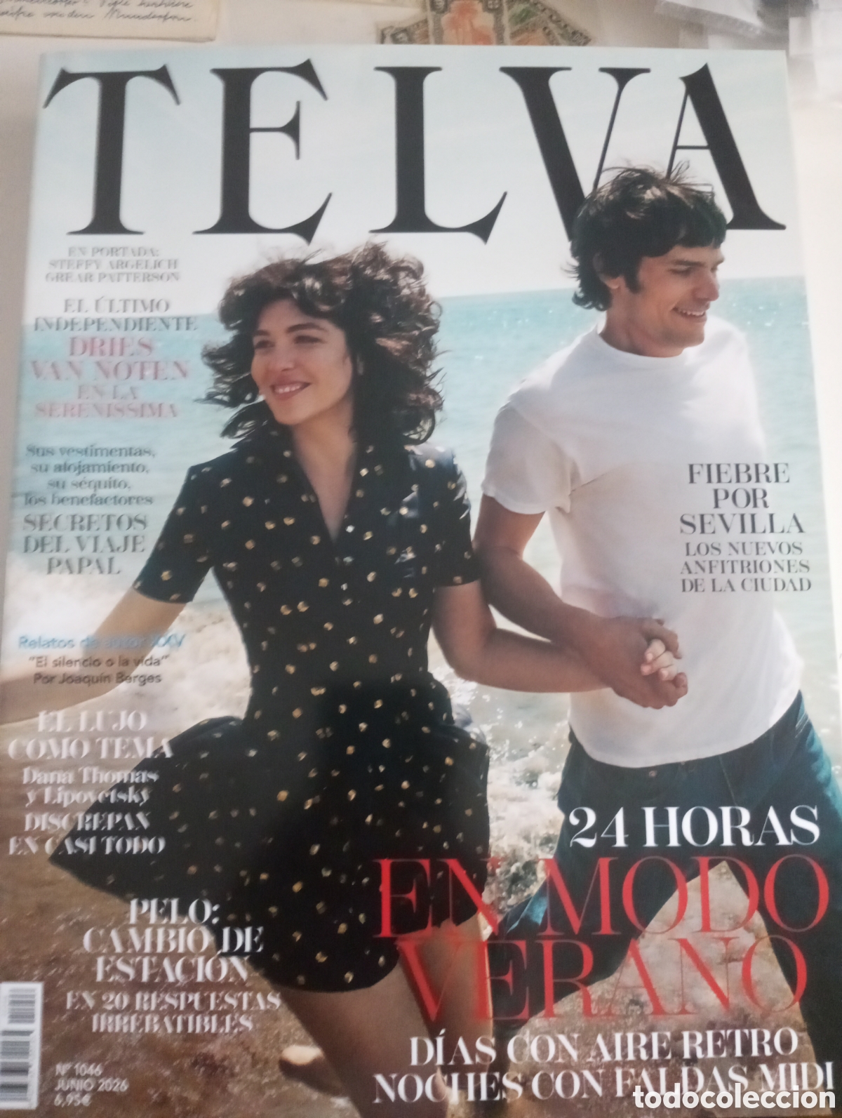 Coleccionismo de revistas y peri&oacute;dicos: REVISTA TELVA JUNIO 2026 N 1046, STEFEY ARGELIXH