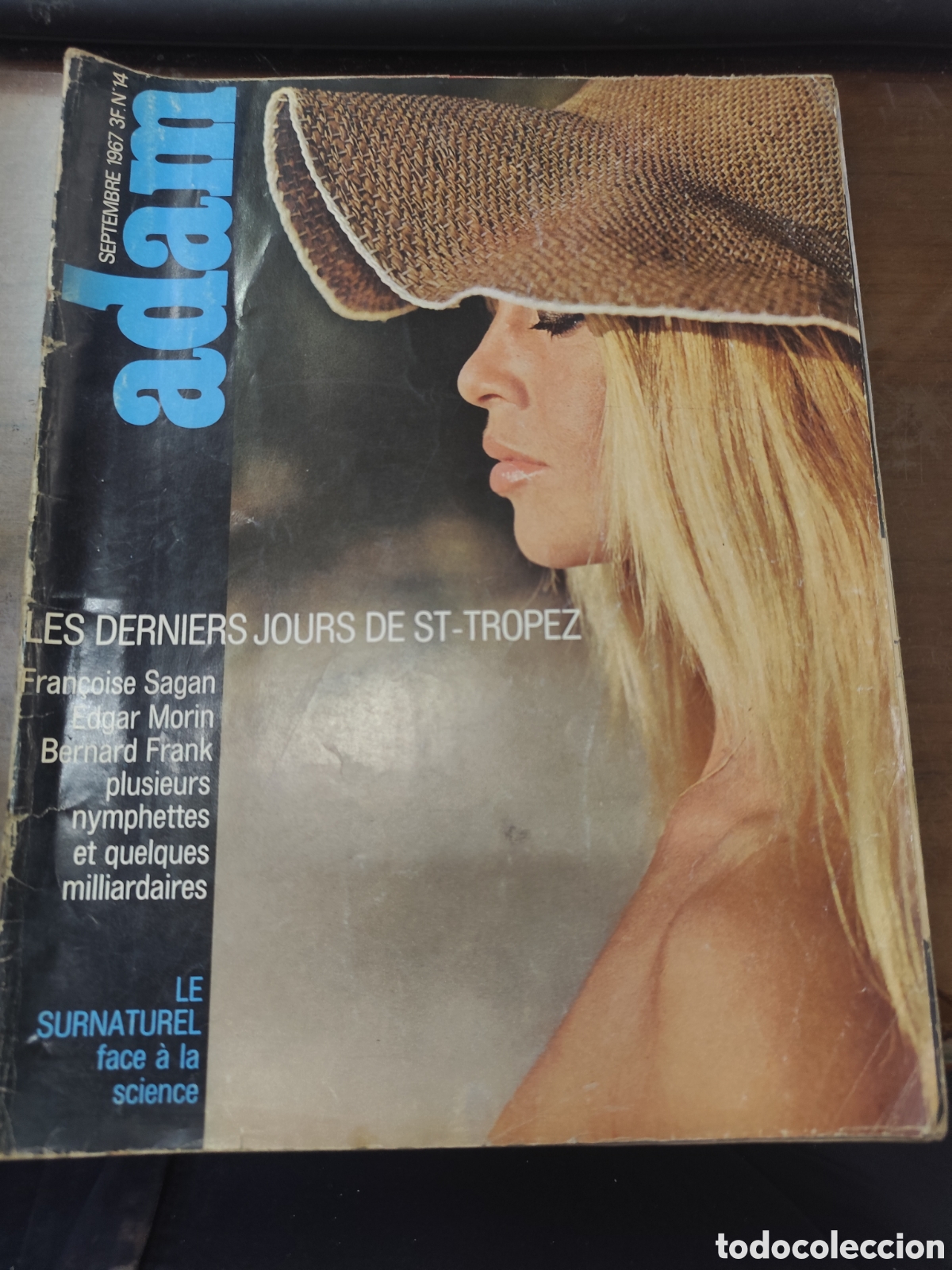Coleccionismo de revistas y peri&oacute;dicos: Revista Erotica francesa Adam n.14. 1967.