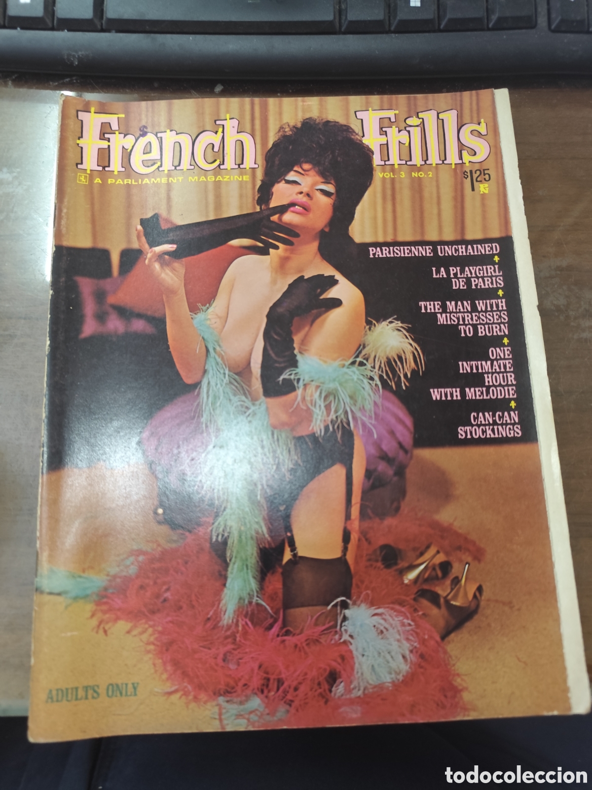 Coleccionismo de revistas y peri&oacute;dicos: Revista Erotica Usa French Frills vol.3.n.2. 1964