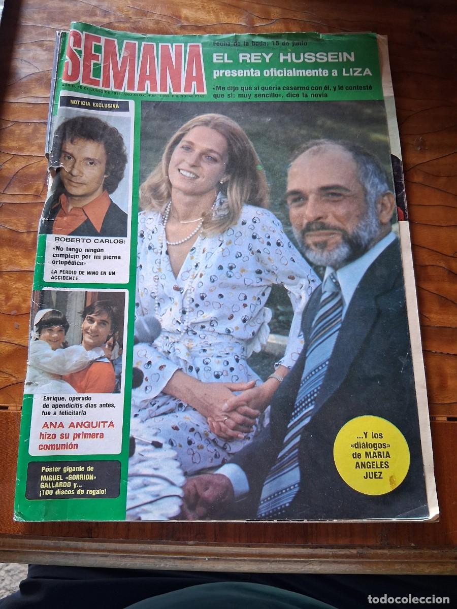 Coleccionismo de revistas y peri&oacute;dicos: Semana 1999 anuncio televisor Telefunken inter Grundig Finley Miguel Gallardo cerveza Aguila botella