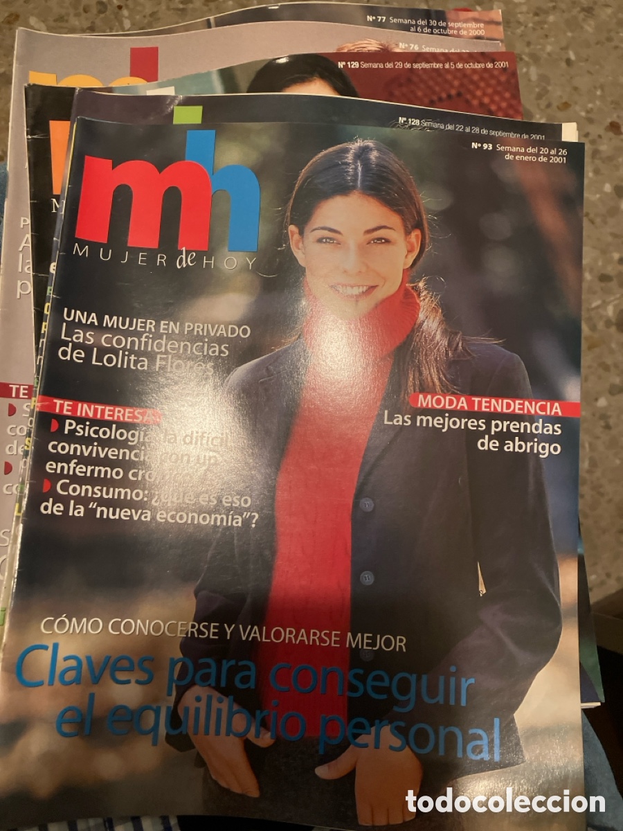 Coleccionismo de revistas y peri&oacute;dicos: Mujer de hoy mh 5 revistas
