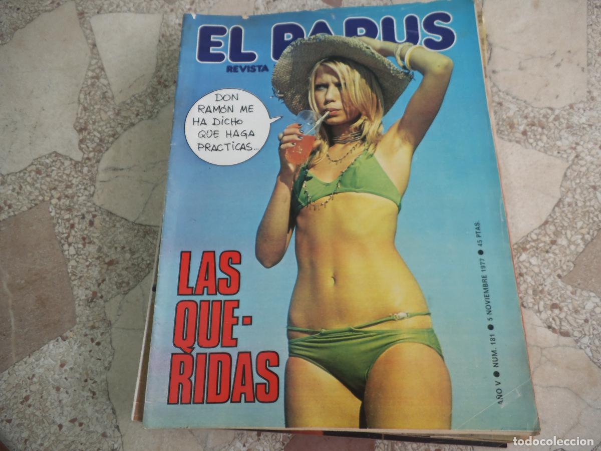 Colecionismo de Revistas e Jornais: el papus, n&ordm; 181, 1977, revista satirica, erotica,humor, las queridas