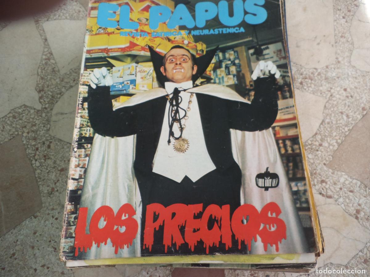 Coleccionismo de revistas y peri&oacute;dicos: el papus, n&ordm;15, 1974, revista satirica, erotica,humor, los precios