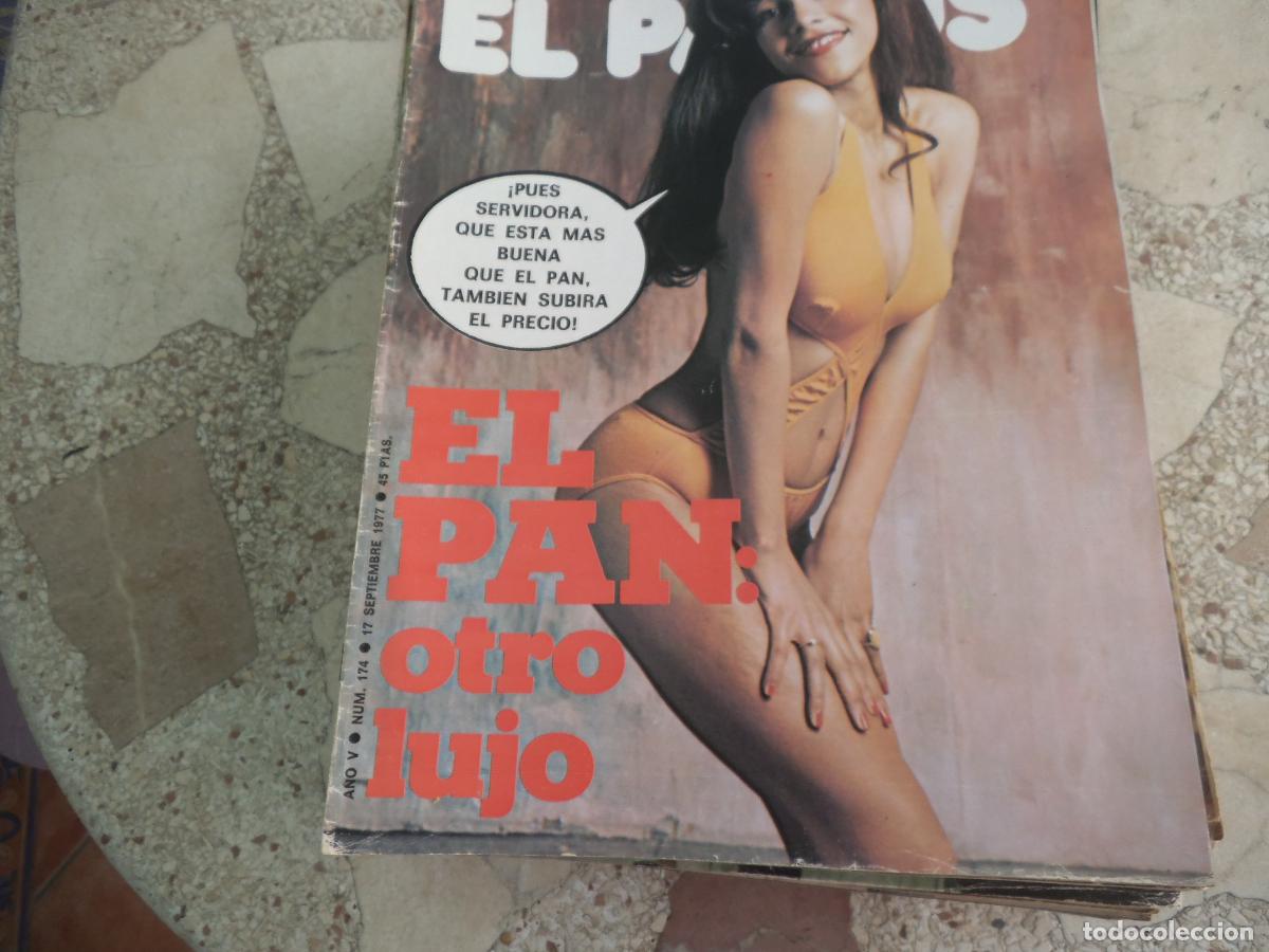Coleccionismo de revistas y peri&oacute;dicos: el papus, n&ordm; 174, 1977, revista satirica, erotica,humor, el pan otro lujo