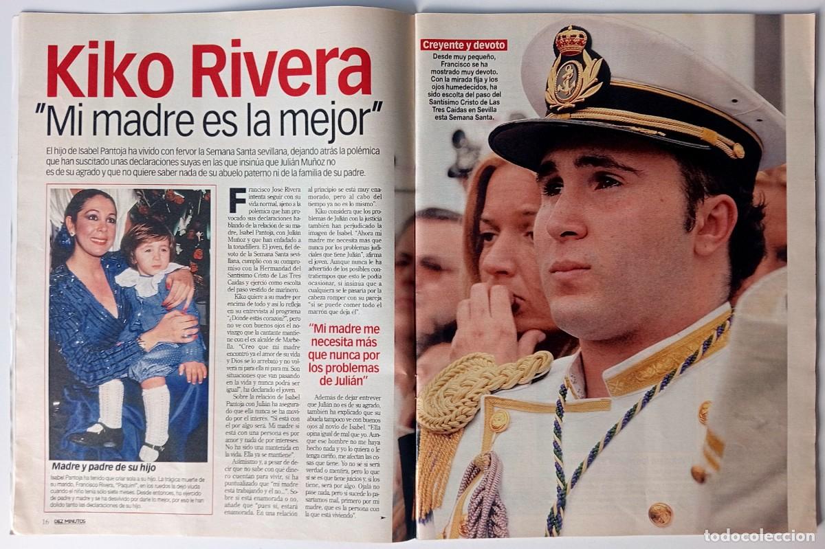 Collection Magazines and Newspapers: COLECCIONISMO PAPEL: REPORTAJE DE KIKO RIVERA (ISABEL PANTOJA)