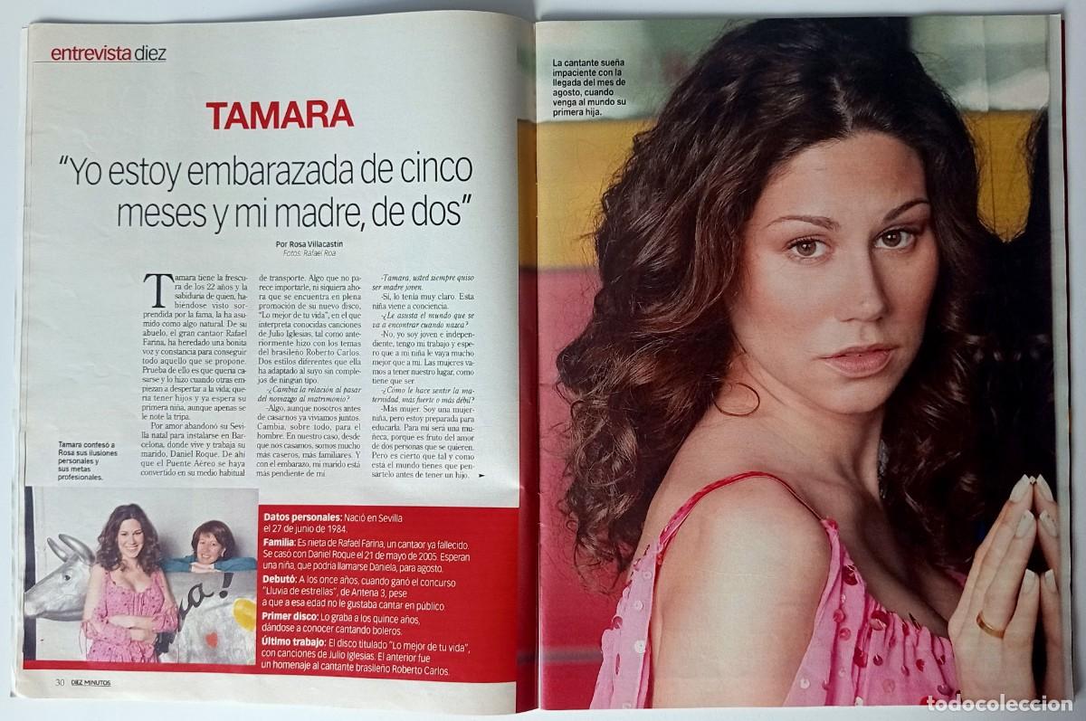 Colecionismo de Revistas e Jornais: COLECCIONISMO PAPEL: REPORTAJE DE TAMARA (RAFAEL FARINA)