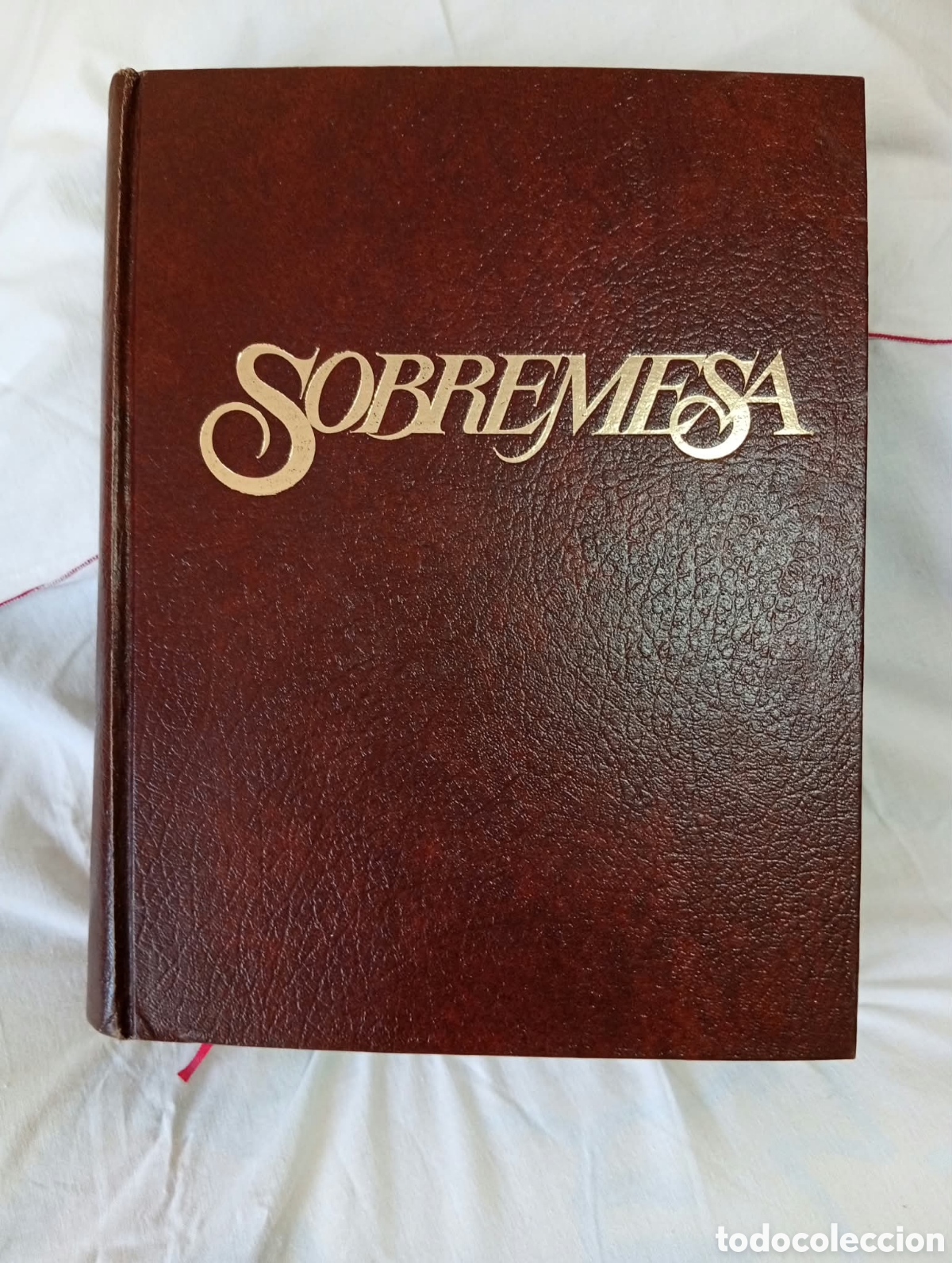 Coleccionismo de revistas y peri&oacute;dicos: Tomo encuadernado de la revista Sobremesa 1987