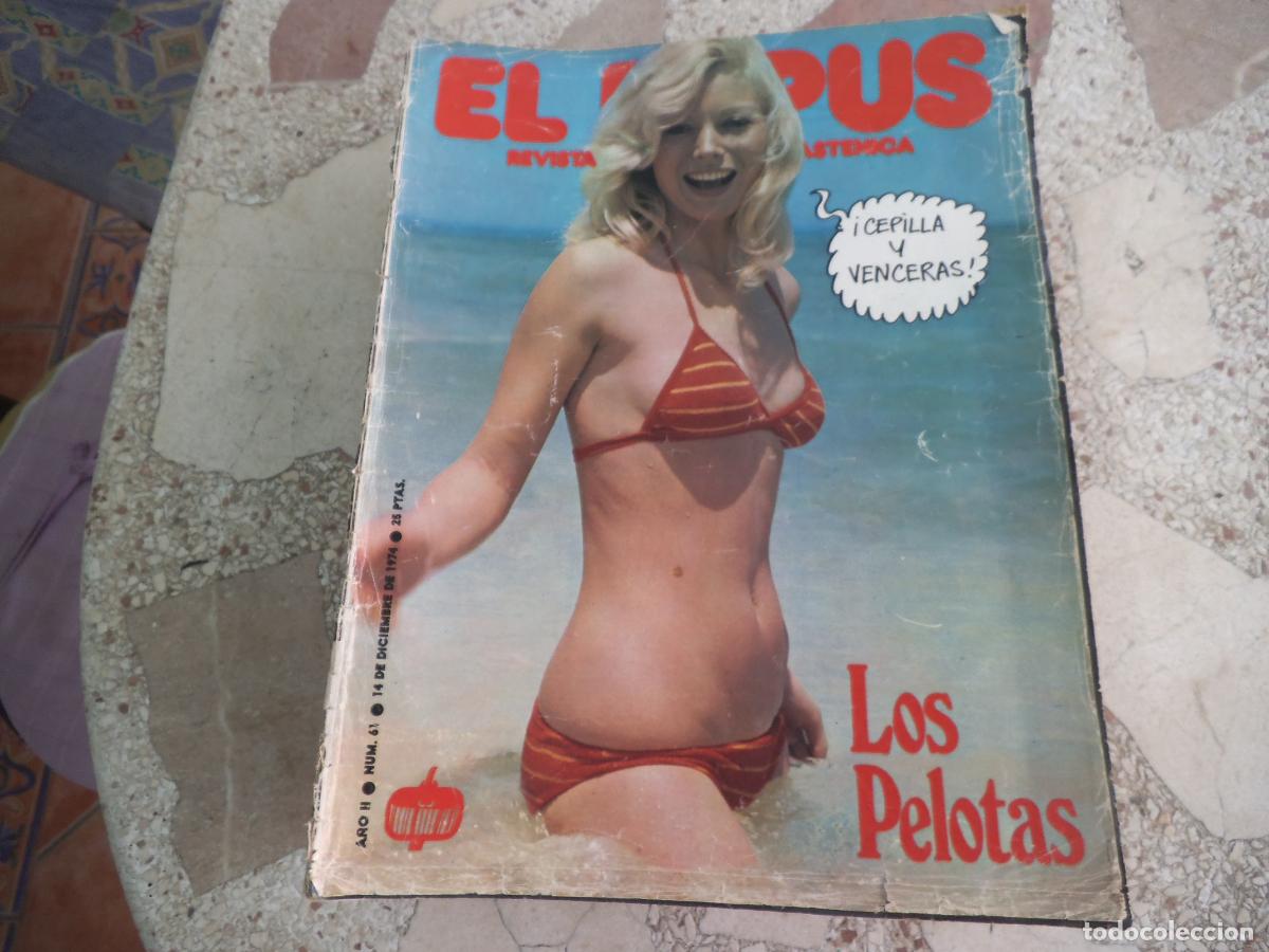 Coleccionismo de revistas y peri&oacute;dicos: el papus, n&ordm; 61, 1974, revista satirica, erotica,humor, los pelotas
