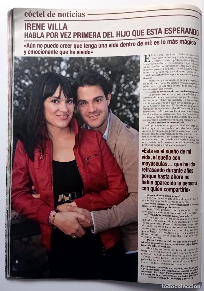 Coleccionismo de revistas y peri&oacute;dicos: COLECCIONISMO PAPEL P&Aacute;GINA DE REVISTA IRENE VILLA