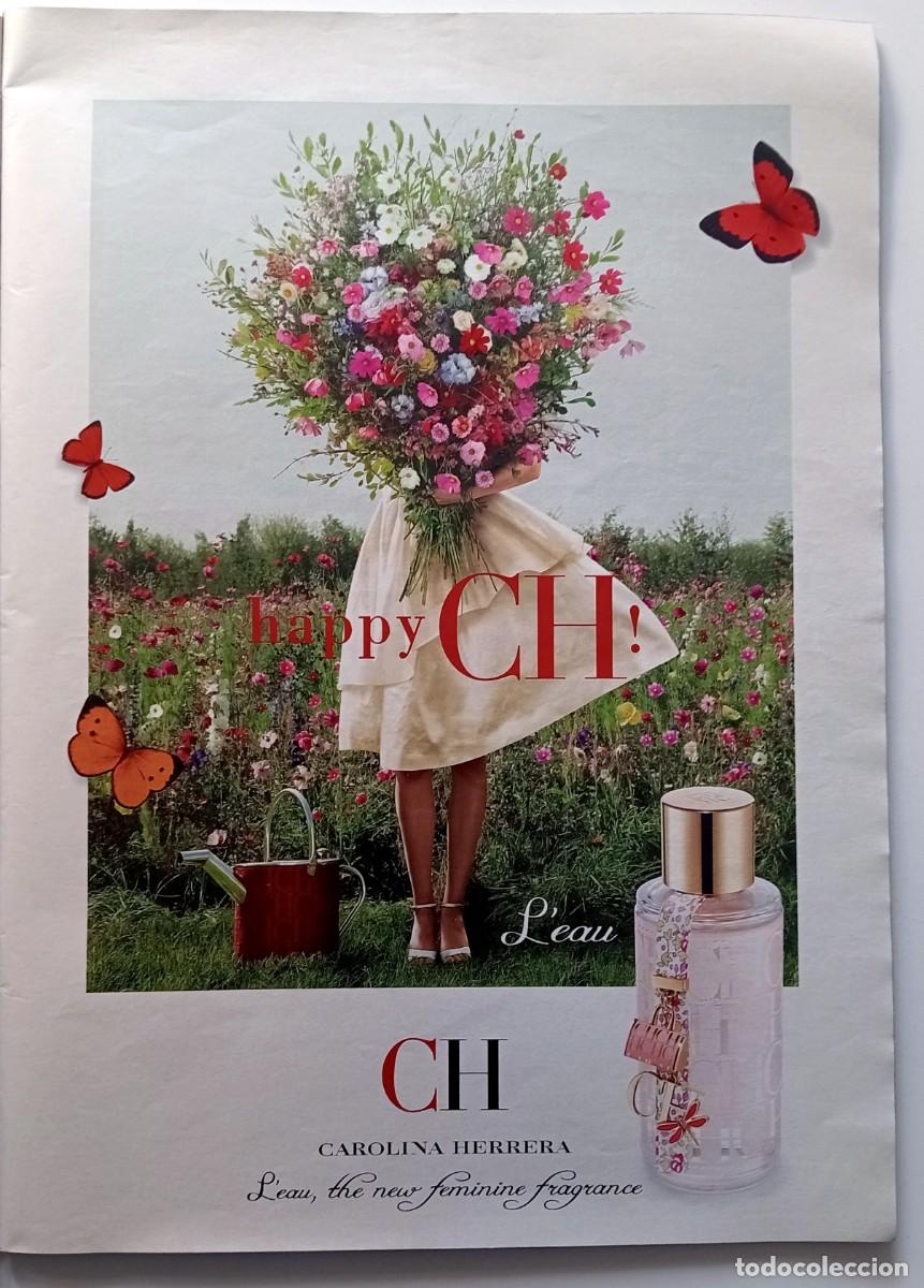 Coleccionismo de revistas y peri&oacute;dicos: COLECCIONISMO PAPEL PUBLICIDAD: PERFUME CAROLINA HERRERA FRAGANCIA FEMENINA