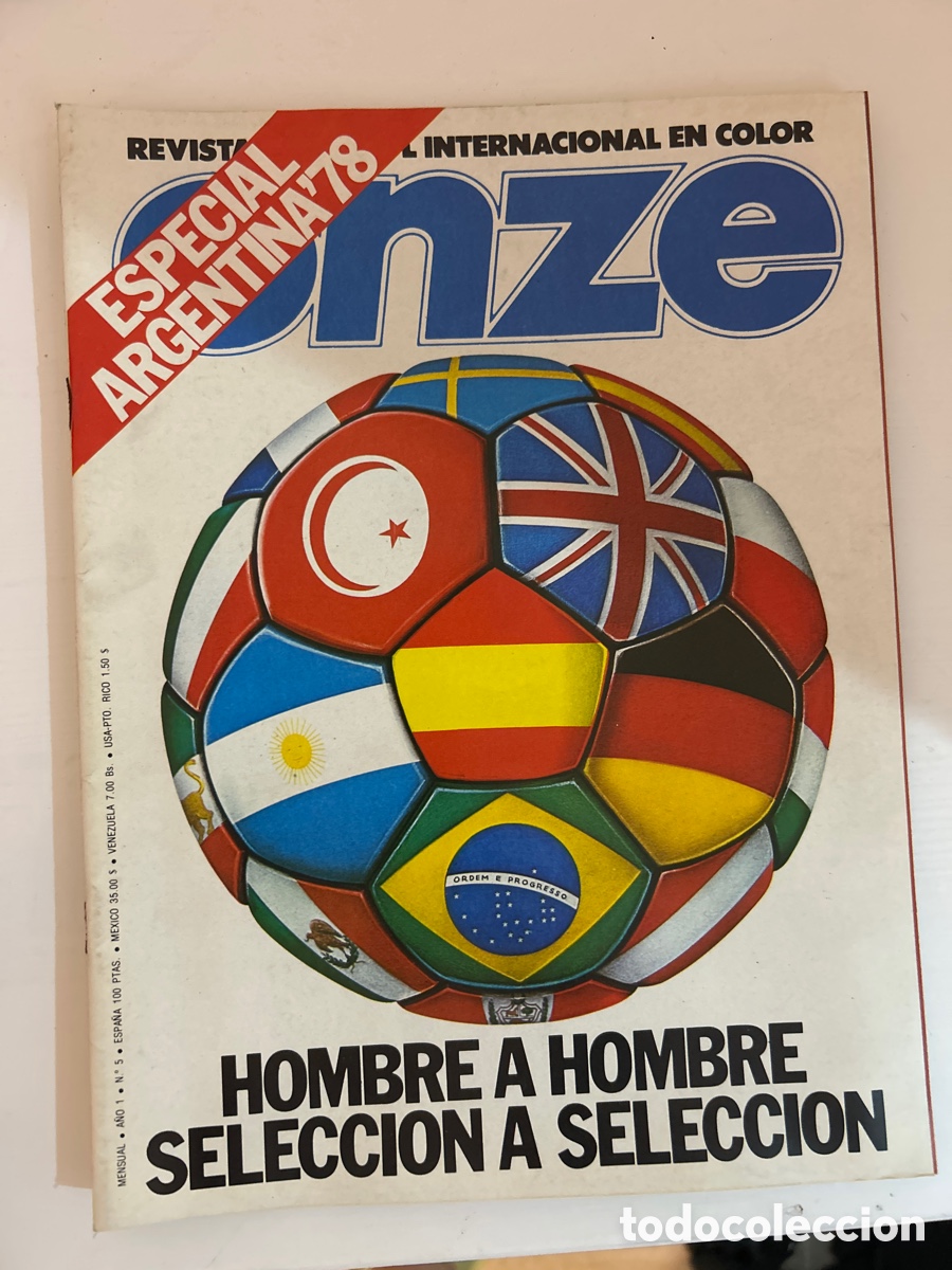 Coleccionismo de revistas y peri&oacute;dicos: Onze. Especial Argentina 78