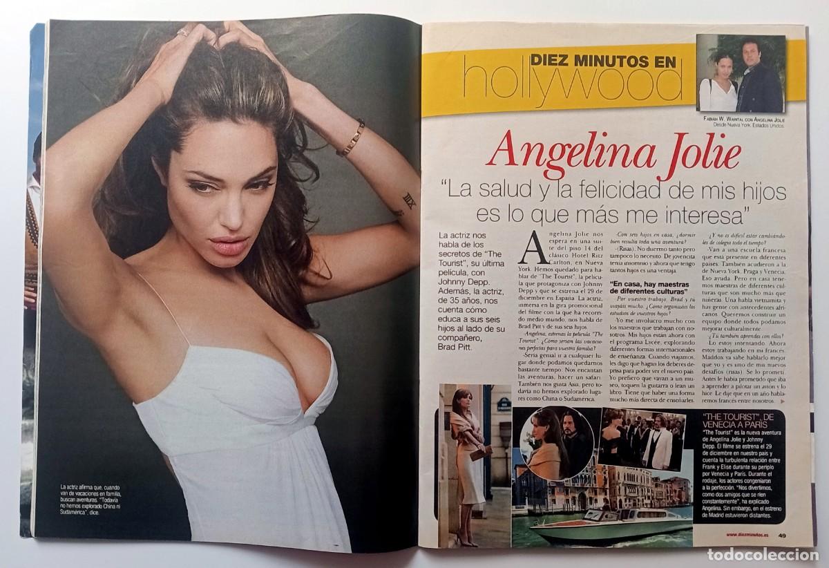 Coleccionismo de revistas y peri&oacute;dicos: COLECCIONISMO PAPEL: REPORTAJE ANGELINA JOLIE