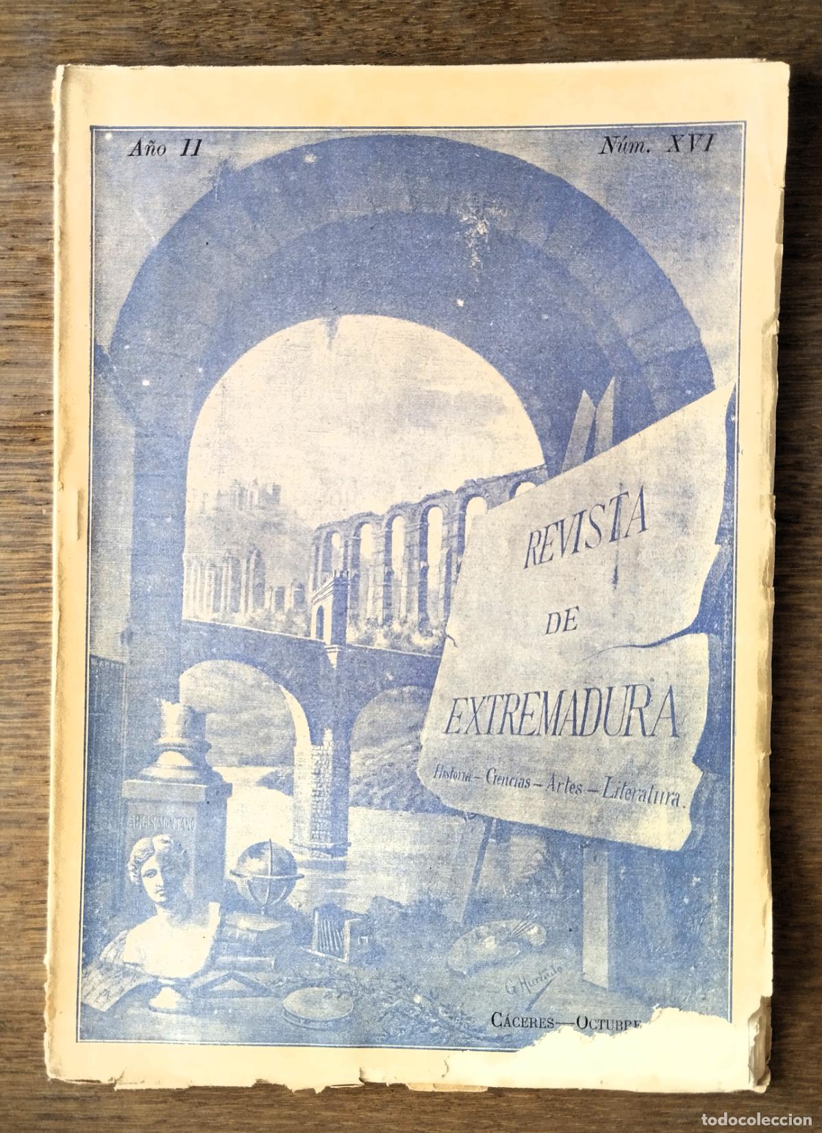 Coleccionismo de revistas y peri&oacute;dicos: Revista de Extremadura, C&aacute;ceres, octubre de 1900,
