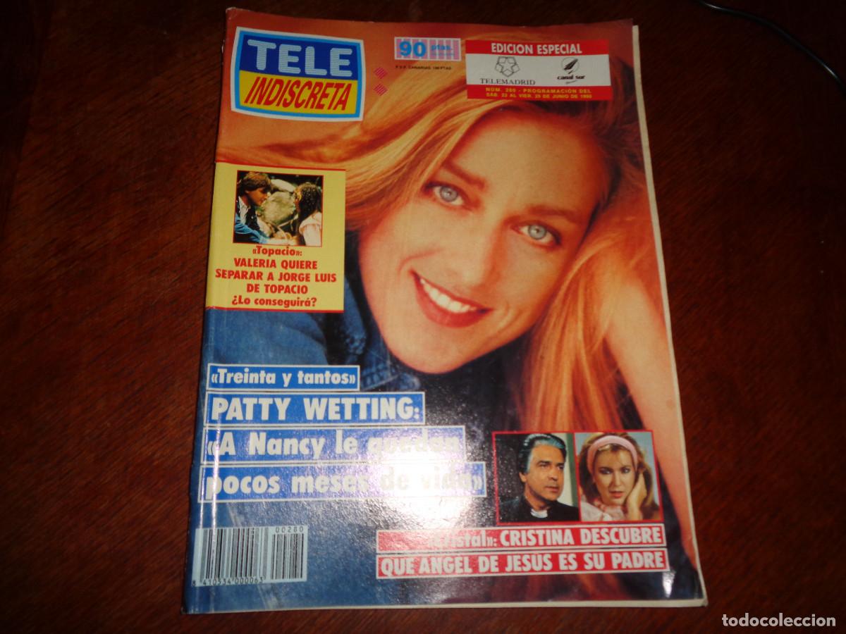 Coleccionismo de revistas y peri&oacute;dicos: REVISTA TELE INDISCRETA. JUNIO 1990. N&ordm; 280. PATTY WETTIG. LA COMEDIA ESPA&Ntilde;OLA