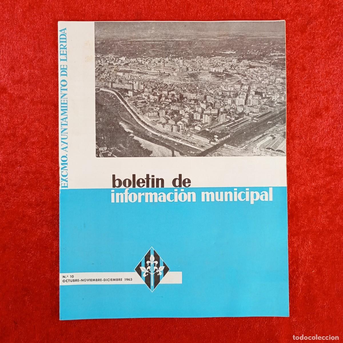 Coleccionismo de revistas y peri&oacute;dicos: BOLETIN DE INFORMACI&Oacute;N MUNICIPAL - AYUNTAMIENTO DE L&Eacute;RIDA - N&ordm; 10 - 1963 / 718
