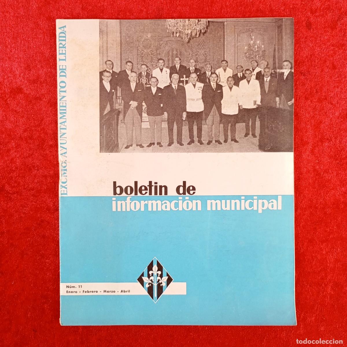 Coleccionismo de revistas y peri&oacute;dicos: BOLETIN DE INFORMACI&Oacute;N MUNICIPAL - AYUNTAMIENTO DE L&Eacute;RIDA - N&ordm; 11 - 1964 / 725