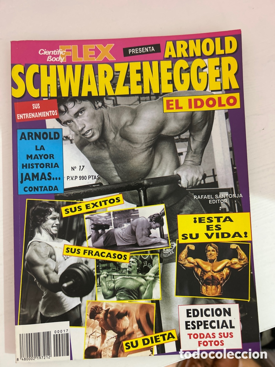 Collezionismo di Riviste e Giornali: Revista Cient&iacute;fica Body Flex. Arnold Schwarzenagger.
